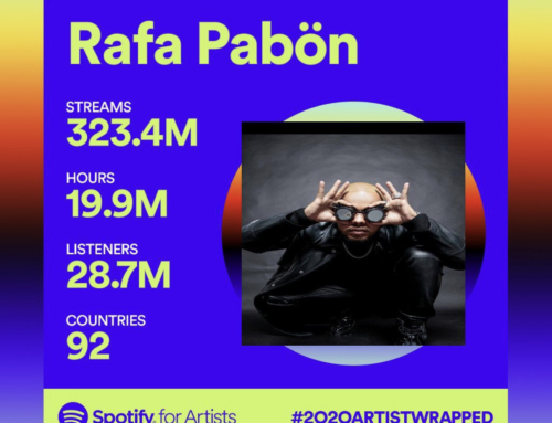 A great Year For Rafa Pabön on Spotify, over 19 Million Hours of Streaming